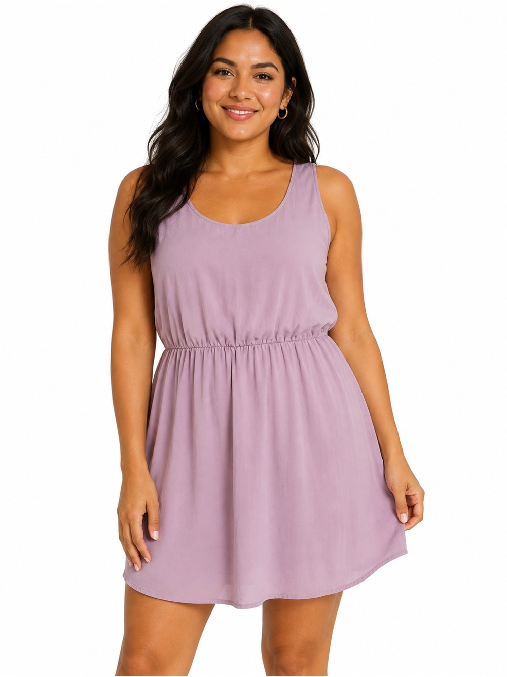Famous #USA Mauve Pink Sleeveless Dress – Women’s Plus Size 2X